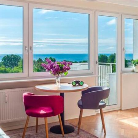 9Th Floor Skwer Kosciuszki Z Widokiem Na Morze Lägenhet Gdynia Exteriör bild