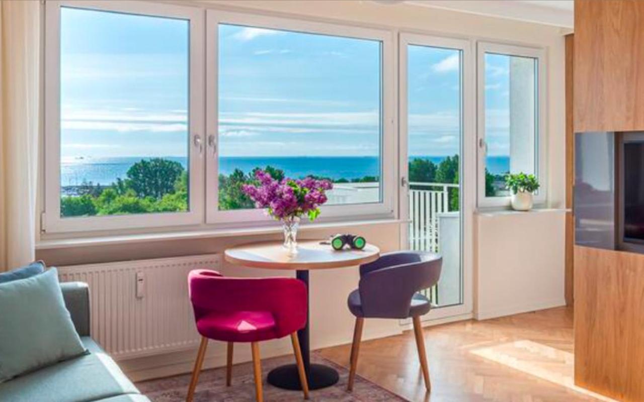 9Th Floor Skwer Kosciuszki Z Widokiem Na Morze Lägenhet Gdynia Exteriör bild